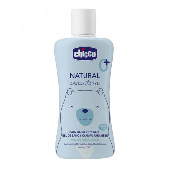 Chicco Natural Sensation Badeshampoo + beruhigende Paste im Box-Set