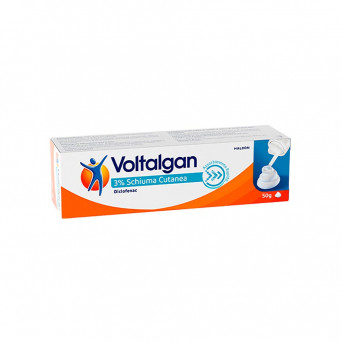 Voltalgan 3% skin foam 50 g Indicated for sprains and muscle tears