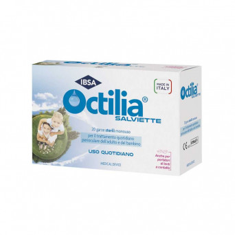 Octilia salviette 20 sterile disposable gauzes