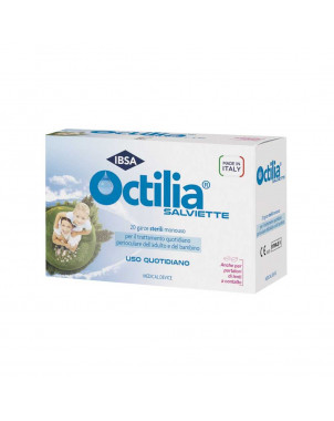 Octilia salviette 20 sterile disposable gauzes