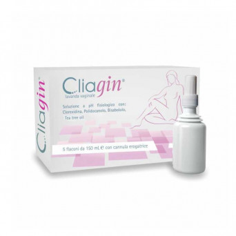 Cliagin lavado vaginal 150 ml x 5 piezas