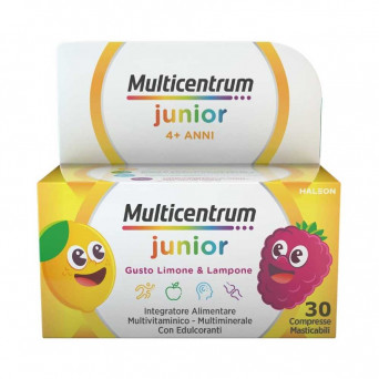 Multicentrum Junior 30 compresse Integratore alimentare multivitaminico-multiminerale indicato per bambini da 4 anni in su