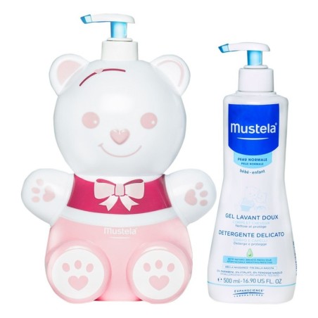 Mustela Copriflacone + Detergente Delicato Rosa 500 ml