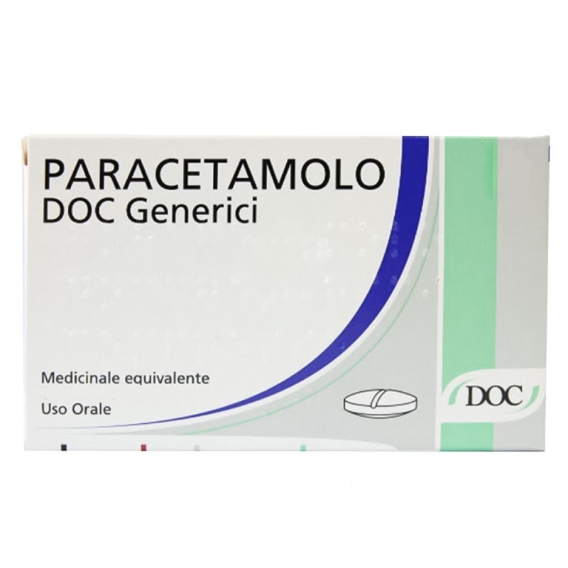 Paracetamolo DOC
500 mg compresse
scotola da 30 compresse