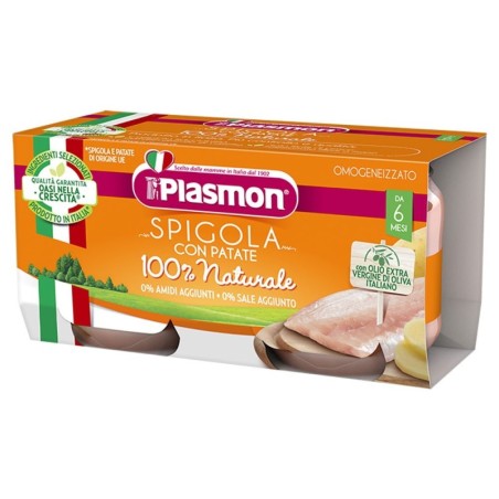 Plasmon
Omogeneizzato
Spigola con patate
100% naturale
6 Mesi+
Confezione 2 vasetti da 80 g