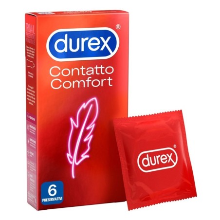Durex
Contatto Comfort
Profilattico
Astuccio da 6 pezzi