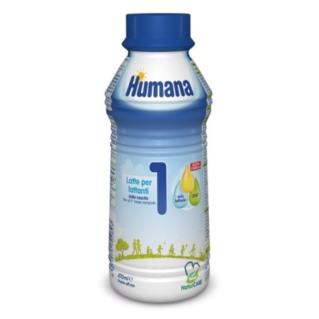 Humana 1 Latte Liquido 0-6 Mesi Bottiglia 470 ml