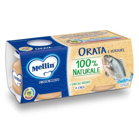 Mellin
omogeneizzato
orata e verdure
100% naturale