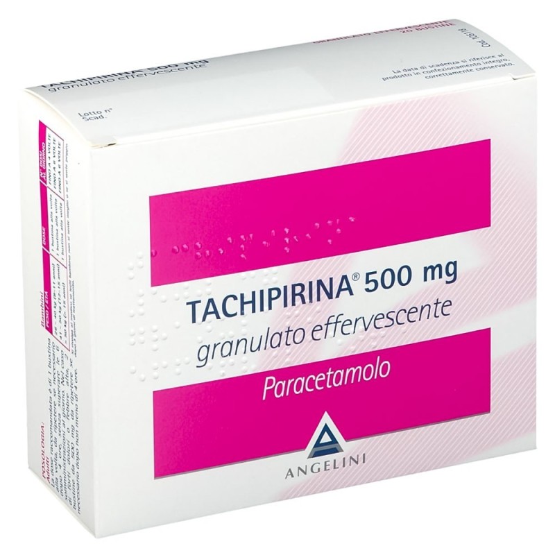 Tachipirina 500 mg granulato confezione da effervescente 20 bustine