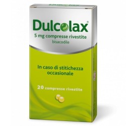 Dulcolax
5 mg compresse rivestite
bisacodile
In caso di stitichezza occasionale
astuccio da 40 compresse rivestite