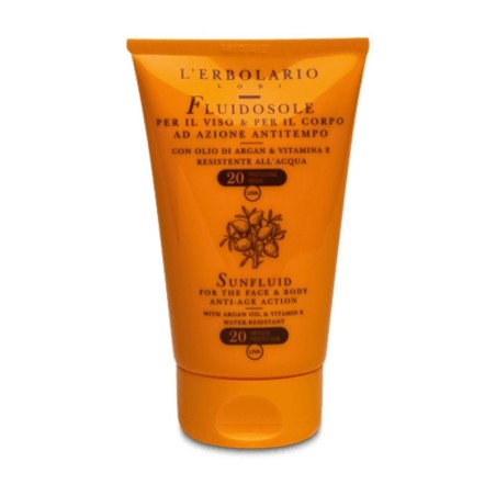 L'Erbolario Fluidosole azione antitempo spf 20 viso e corpo Tubo da 125 ml