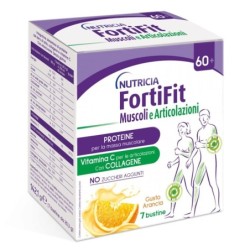 Nutricia
Fortifit
muscoli e articolazioni
Proteine per la massa muscolare, Vitamina C per le articolazioni con collagene.