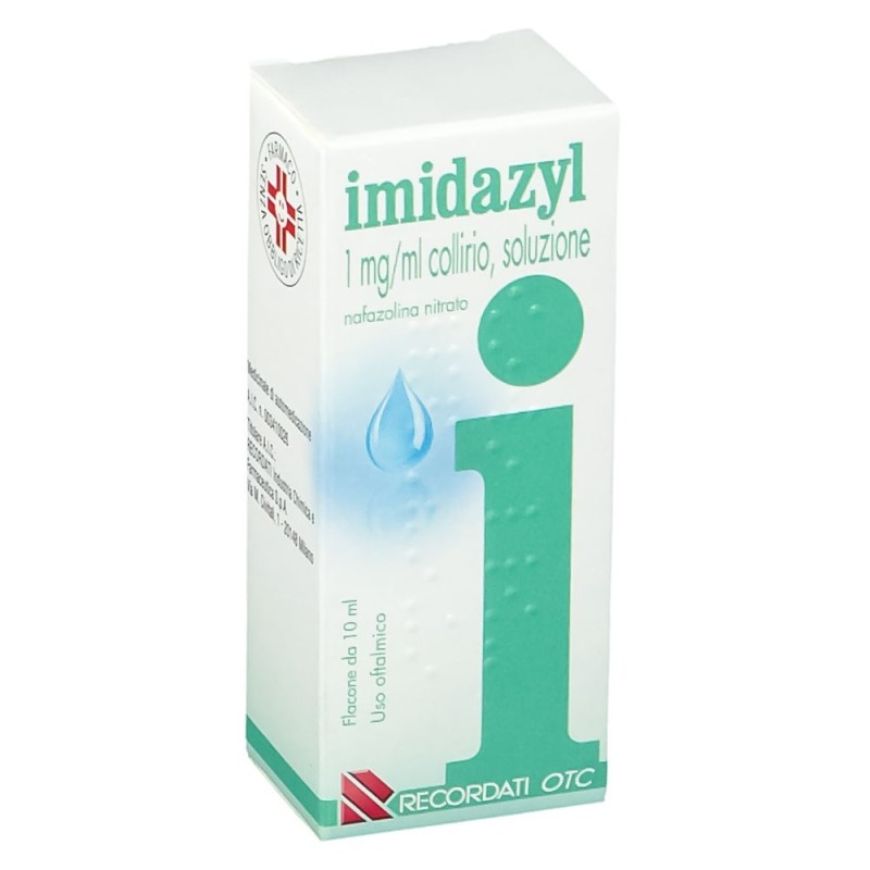 Imidazyl
1 mg/ml collirio, soluzione
Nafazolina nitrato
flaconcino da 10 ml