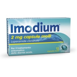 Imodium 2 mg per il trattamento sintomatico delle diarree acute12 confezione da capsule molli