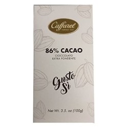 Caffarel Gustosi 86% de cacao en barre foncée 100 g