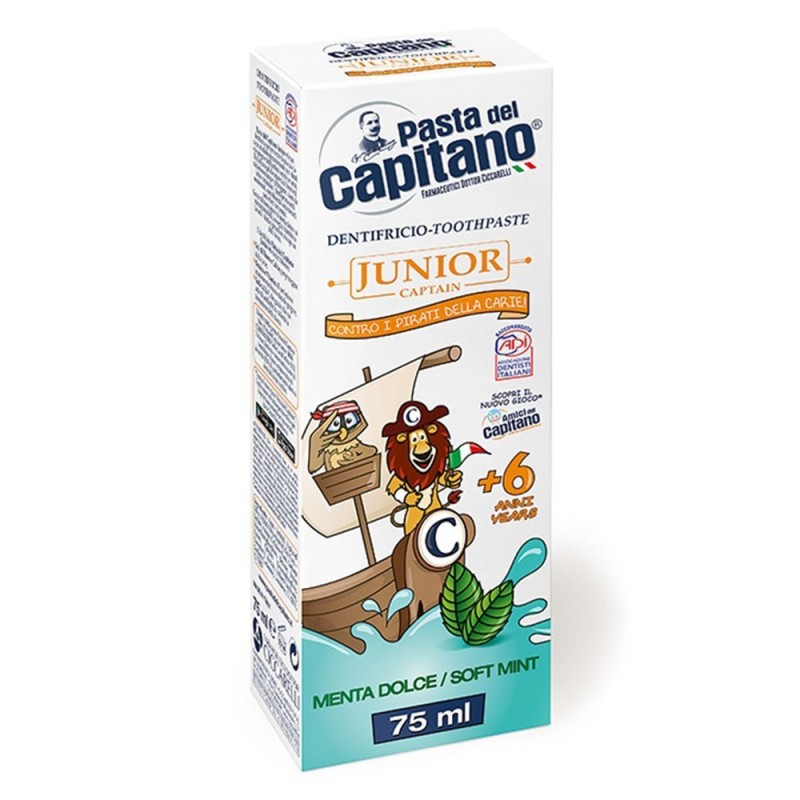 Pasta del Capitano Junior pasta de dientes 6 años + 75 ml