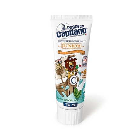 Pasta del Capitano dentifricio junior 6 anni+ Tubo da 75 ml