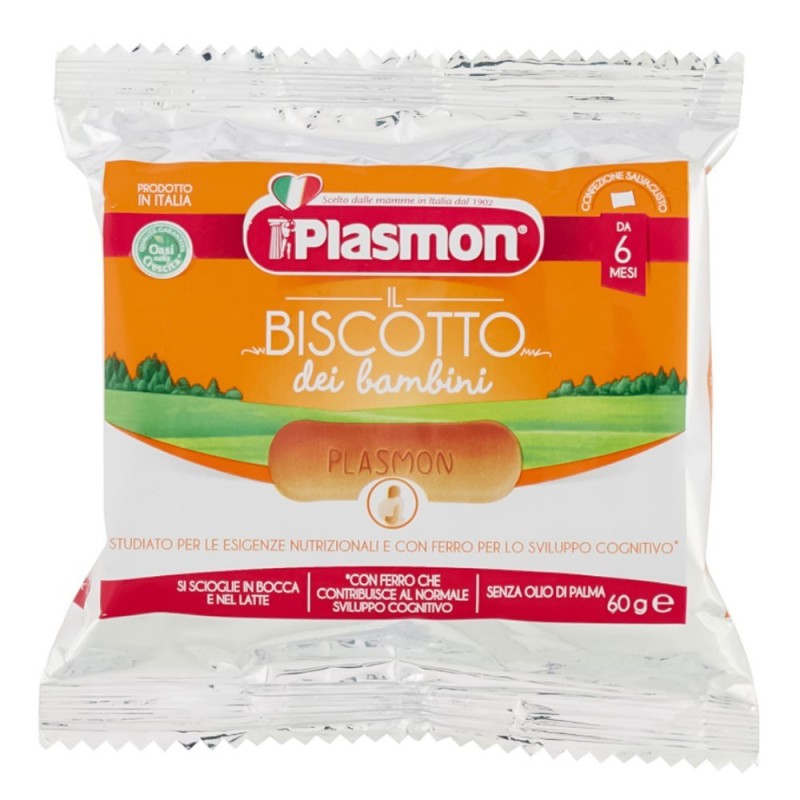 Galleta infantil Plasmon 6 meses + 60 g