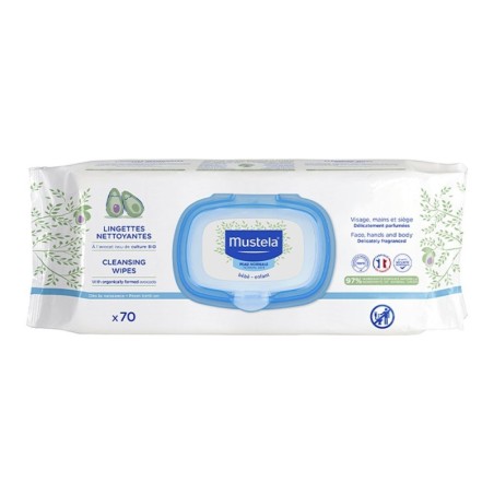 Mustela salviette detergenti profumate 70 pz